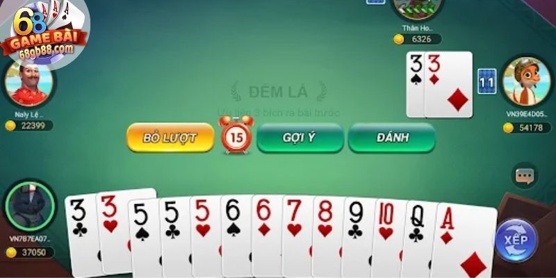 Phân nhóm bộ bài theo chất và thứ tự giá trị