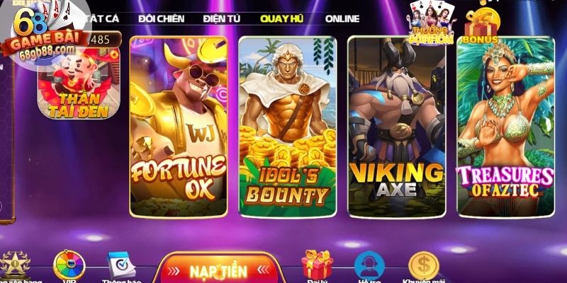 Khám phá sảnh Nổ Hũ 68GB