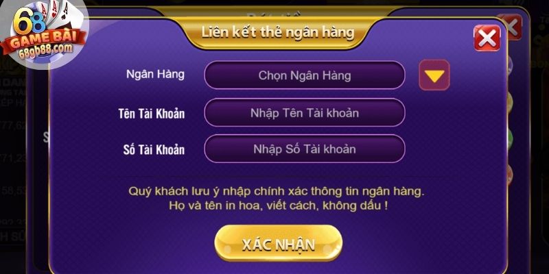 Rút tiền 68GB về ngân hàng cá nhân