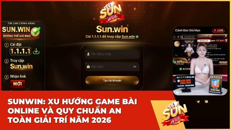 sunwin xu huong game bai online